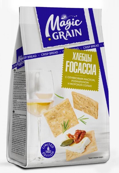 Хлебцы Хлебный спас Magic Grain Focaccia 160 гр., флоу-пак