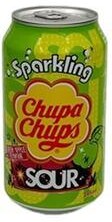 Напиток газированный Chupa Chups Кислое Зеленое яблоко 345 мл., ж/б