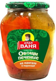 Закусочка Дядя Ваня Овощи печеные на мангале в маринаде 680 гр., стекло