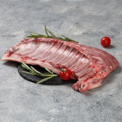 Корейка 12 ребер ягненка фермерского охлажденная ~1кг