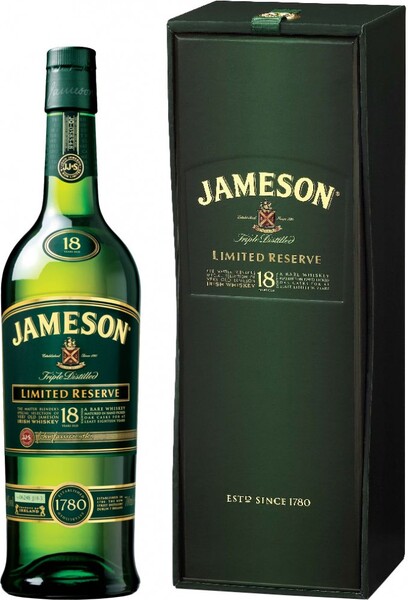 Виски ирландский «Jameson 18 Years Old» в подарочной упаковке, 0.7 л