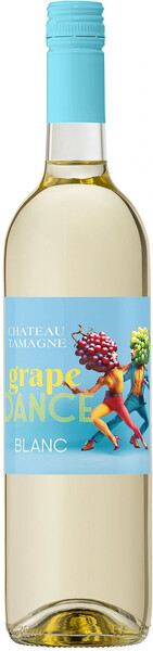 Вино Chateau Tamagne Grape Dance Blanc белое полусухое 11%, 750мл