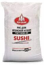 Рис Агро-Альянс круглозерный для суши 1 сорт ГОСТ 25 кг., мешок