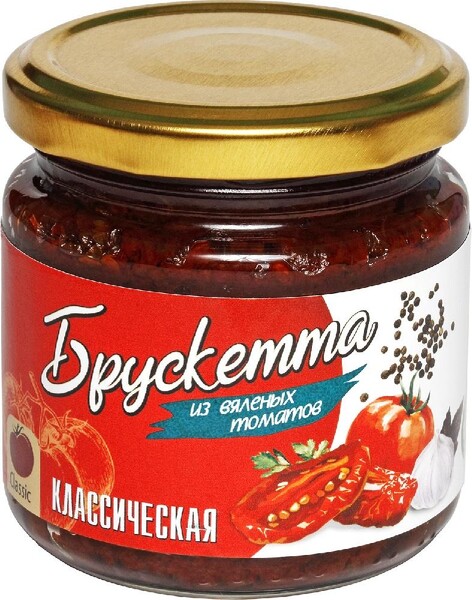 Брускетта Ecofood из вяленых томатов классическая 190г