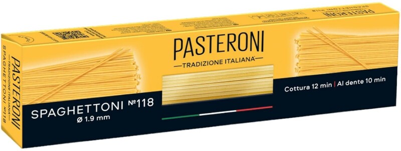 Макаронные изделия Pasteroni Spaghettoni №118 400 гр., картон