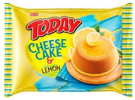 Кекс Today Cheese Cake Lemon 45 гр., флоу-пак