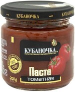 Паста томатная Кубаночка 200 гр., стекло