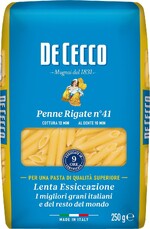 Макароны De Cecco Rigate №41 250 гр., флоу-пак