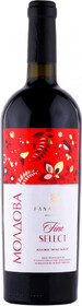 Вино красное полусладкое «Fine Select Молдова», 0.75 л