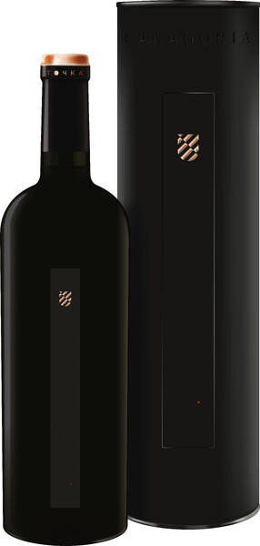Вино красное сухое «Точка Саперави» 2018 г. в тубе, 0.75 л
