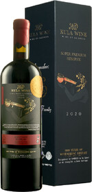 Кошерное вино красное сухое «Kula Wine Mukuzani» в подарочной упаковке 2020 г., 0.75 л
