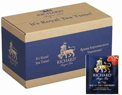 Чай Richard Royal Goji & Wild Strawberry 200 сашет*1,7 гр. ЧЕРНЫЙ (1 кор.) 102460