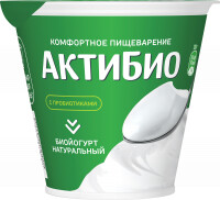 Биойогурт ''АктиБио'' Натуральный, 3,5%, 220 г