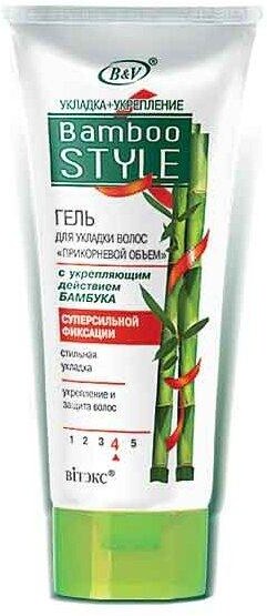 Гель для укладки волос Витэкс BAMBOO STYLE Прикорневой объем суперсильной фиксации