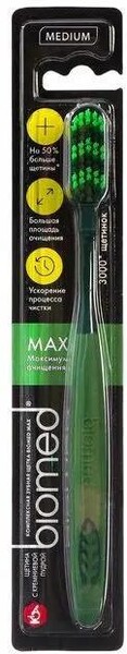 Щетка зубная Splat Biomed Max Medium 1 шт., блистер