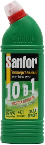 Гель для сантехники Sanfor Лимонная свежесть 1,5 л