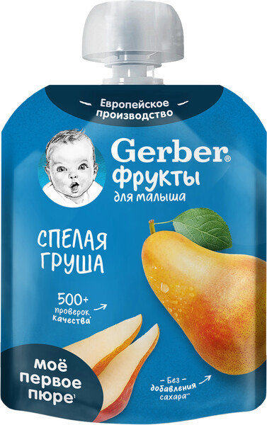 Пюре фруктовое Gerber Спелая груша с 4 месяцев 90 г
