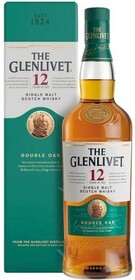 Виски Glenlivet 12 Years Old Double Oak в подарочной упаковке, 0.7 л