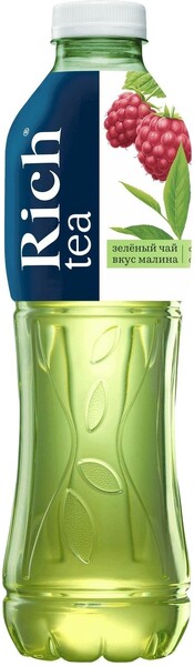 Холодный зелёный чай Rich малина 1 л