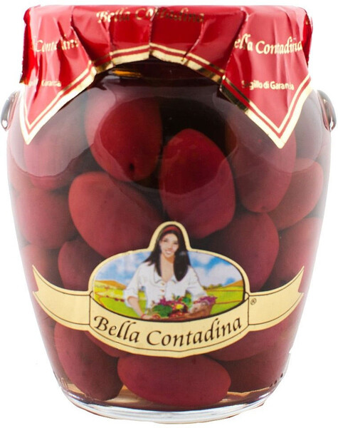 Оливки Bella Contadina Гигант красные 550г