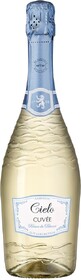 Вино игристое белое брют Cielo Blanc de Blancs 2023 г., 0.75 л