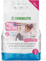 Порошок стиральный Synergetic Baby sensitive для детского белья 3 кг