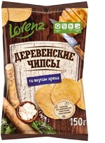 Чипсы Лоренц Деревенские 150г со вкусом хрена