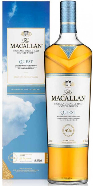 Виски «Macallan Quest Highland» в подарочной упаковке, 0.7 л