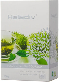 Чай зеленый Heladiv Green Soursop (зеленый с соу-сэпом) 100 гр.