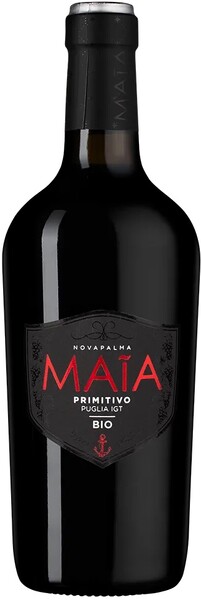 Вино красное полусухое Cielo Maia Primitivo 2022 г., 0.75 л