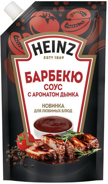 Соус Heinz Томатный Барбекю с ароматом дымка 300г