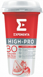 Кисломолочный напиток Exponenta со вкусом клубника-арбуз 0%, 250 г
