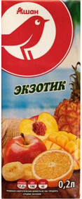 Нектар АШАН экзотик, 200 мл