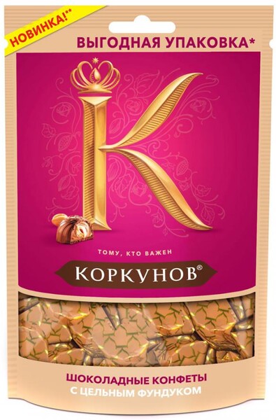 Конфеты А.Коркунов молочный шоколад 118г