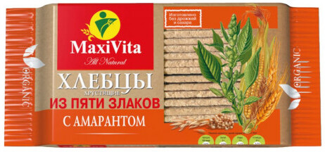 Хлебцы Maxi Vita 5 Злаков с Амарантом 150 гр