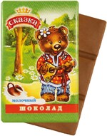 Шоколад Сказка молочный, Сормовская кондитерская фабрика, 15 гр