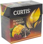 Чай черный, CURTIS, манго-ягоды, 20 пакетиков