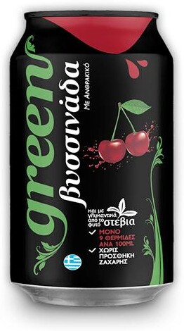 Напиток Green Cherry 330 мл., жестяная банка