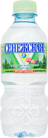 Вода минеральная Сенежская природная питьевая столовая негазированная 0.33л пластиковая бутылка Россия