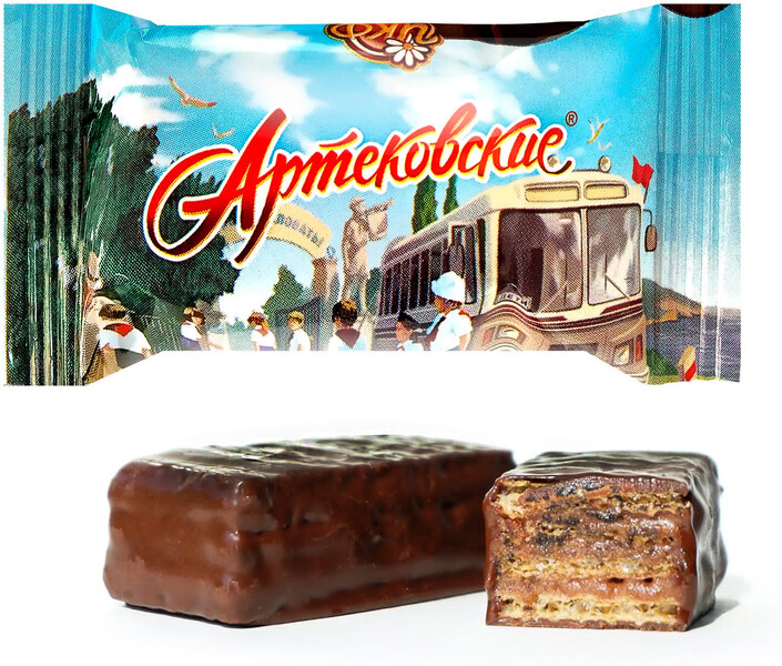 Конфеты вафельные Артековские