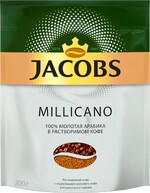 Кофе Jacobs Monarch Millicano растворимый с молотым 190 г