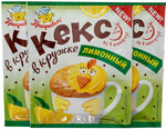 Кекс в кружке лимонный Приправыч, 50 гр., картон