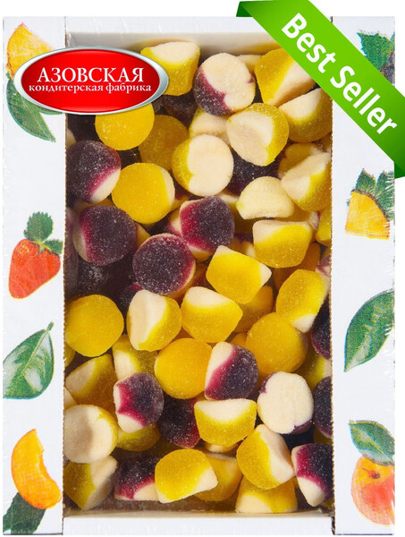 Азовская кондитерская фабрика / Мармелад желейный двухслойный 1,5 кг