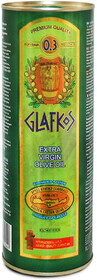 Оливковое масло Glafkos Extra Virgin, кислотность 0,3%, ж/б,1 литр, Греция