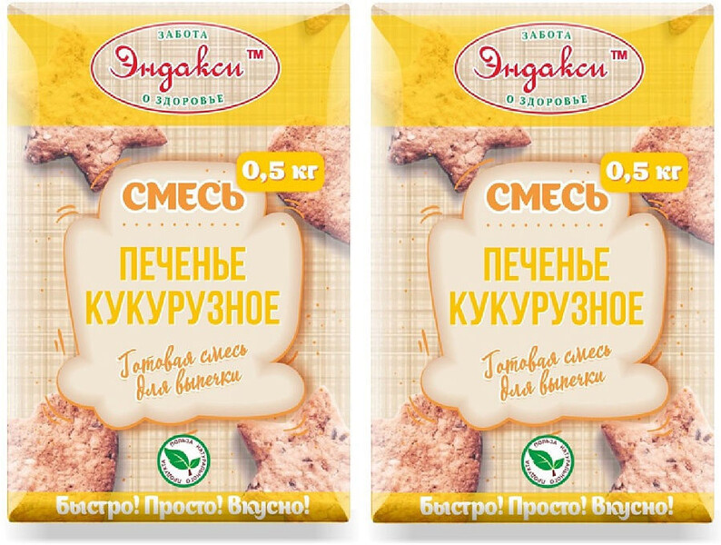 Готовая смесь для выпечки Печенье кукурузное 500 г