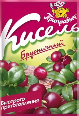 Кисель брусника п/п 110г Приправыч