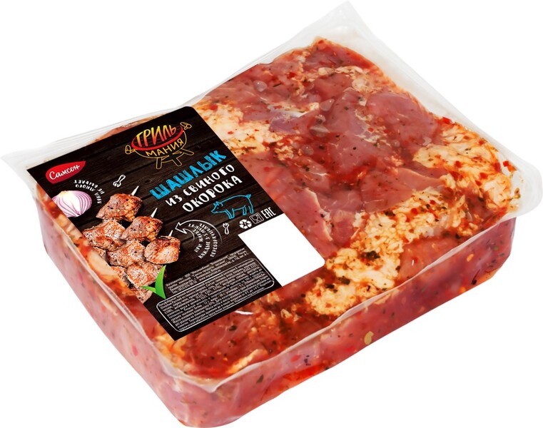 Шашлык Самсон из свиного окорока 1.8-2кг