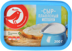 Сыр плавленый Auchan Красная Птица сливочный 50%, 200 г