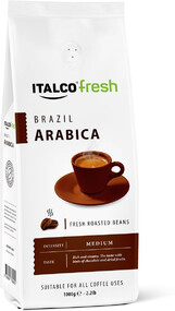 Кофе Italco Arabica Brazil (Арабика Бразилия) зерно, 1000г