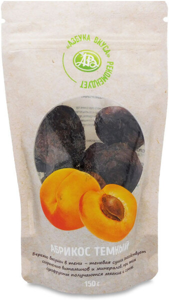 Сухофрукты Азбука Вкуса Рекомендует абрикос сушеный несульфитированный 150г Узбекистан